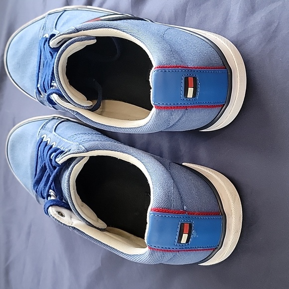 Tommy Hilfiger Blue Canvas Sneaker TMREVEL - Picture 4 of 7